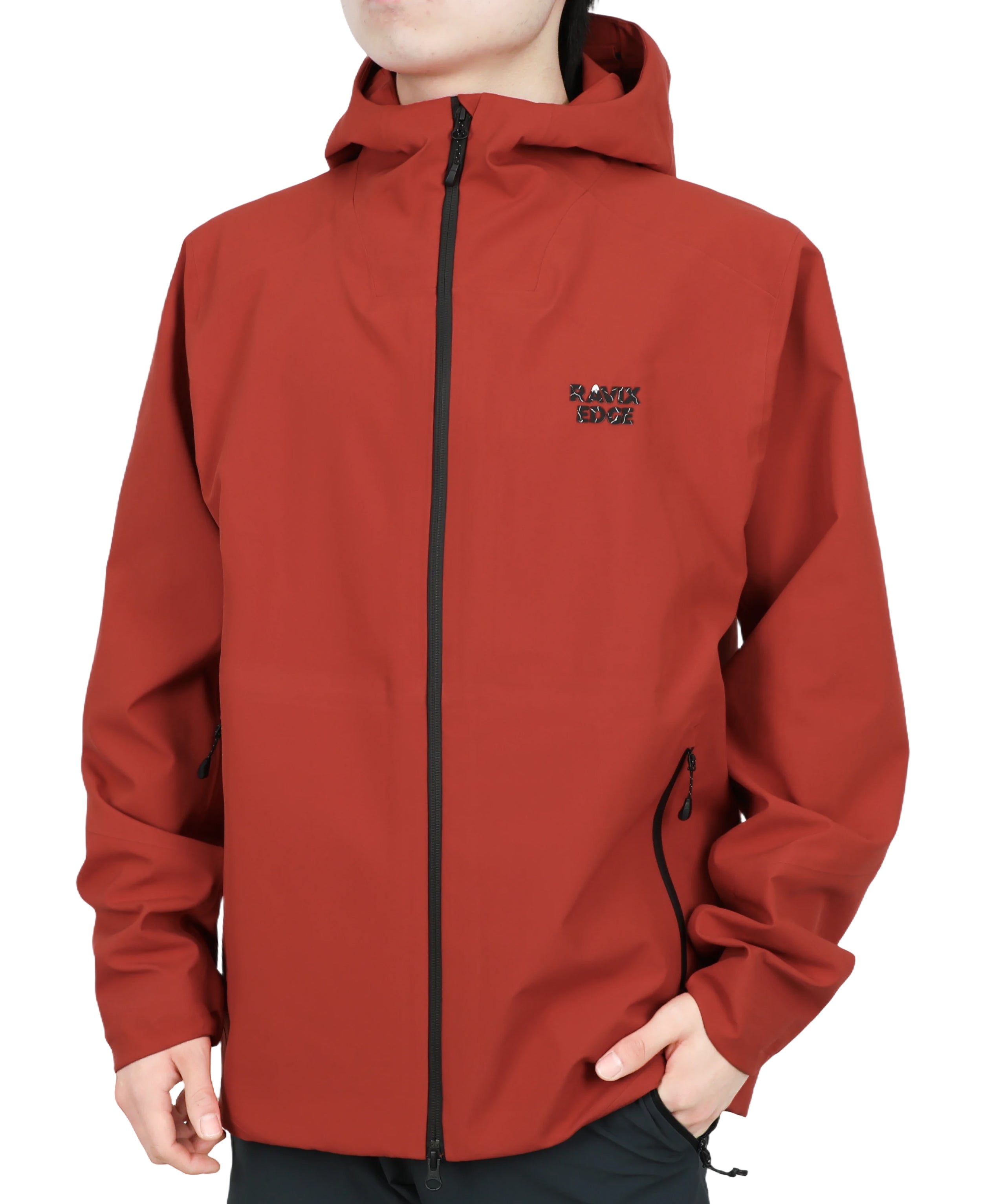 Men's Fluorine-Compliant Eco-Friendly Breathable Rain/Hardshell Jacket-02104