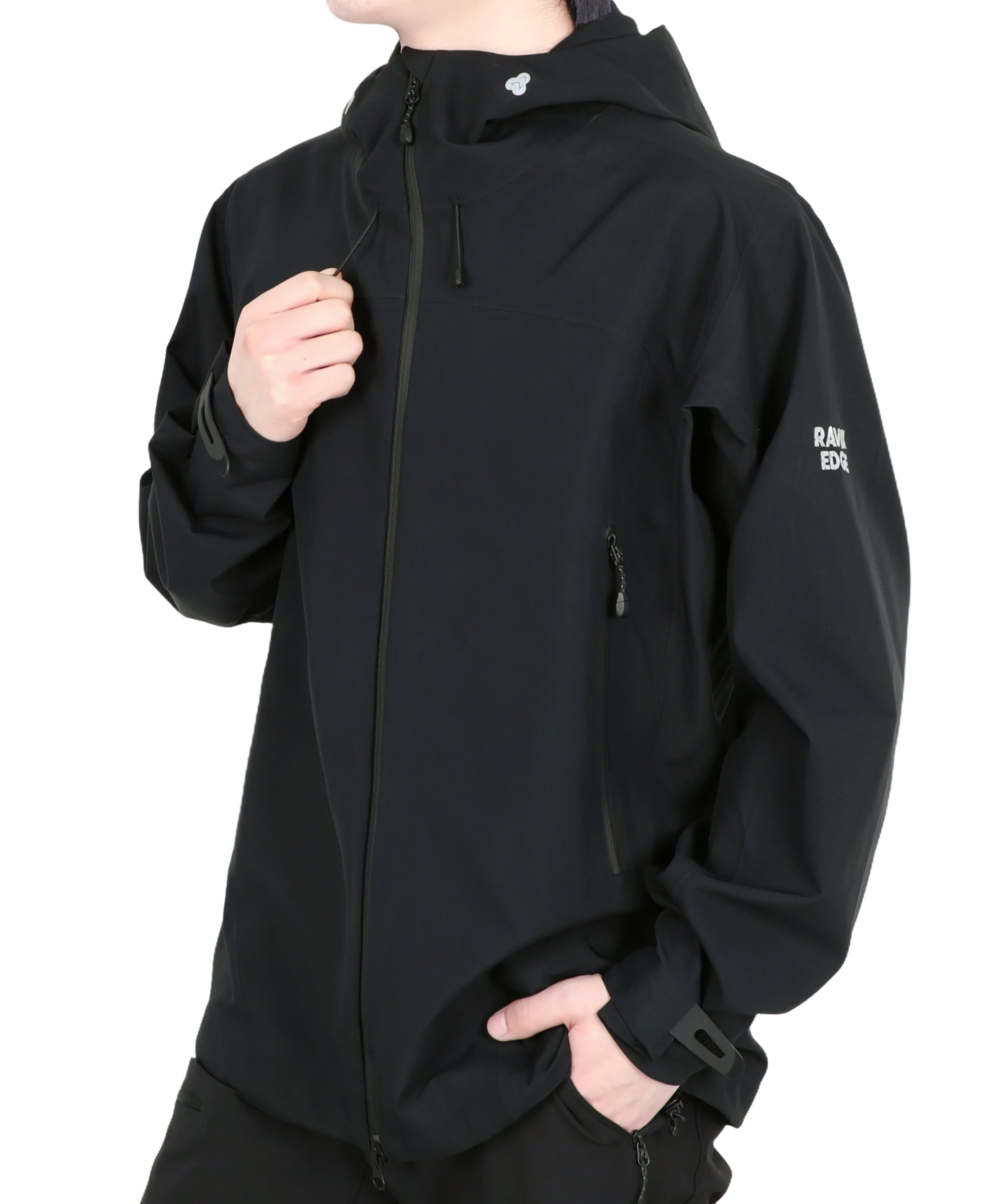 Men's Fluorine-Compliant Eco-Friendly Breathable Rain/Hardshell Jacket-02103