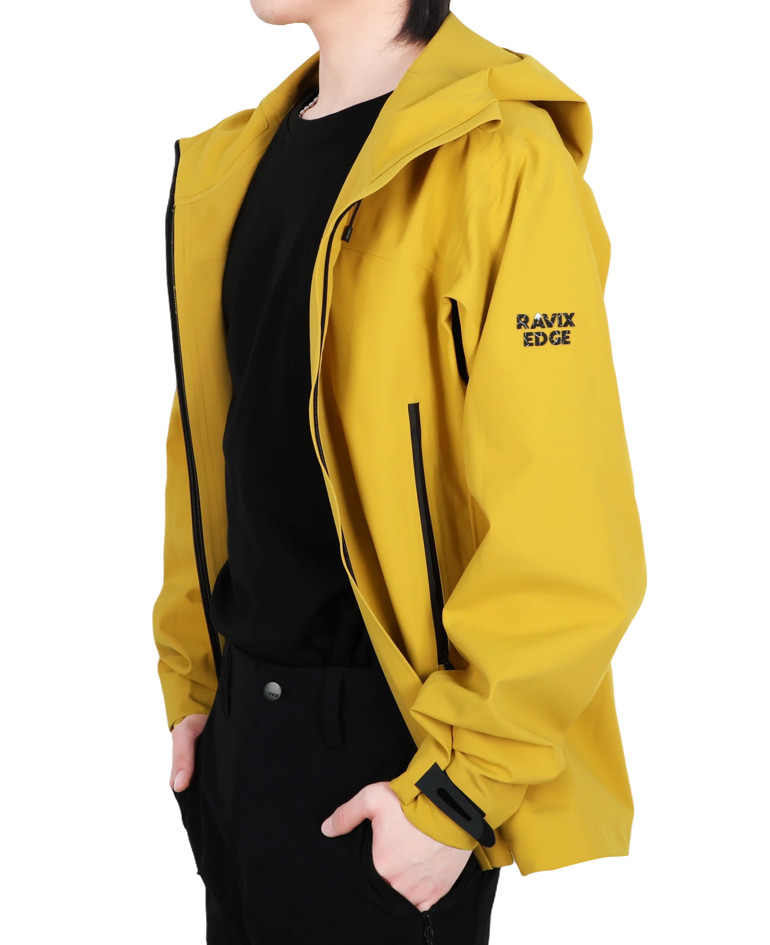 Men's Fluorine-Compliant Eco-Friendly Breathable Rain/Hardshell Jacket-02103