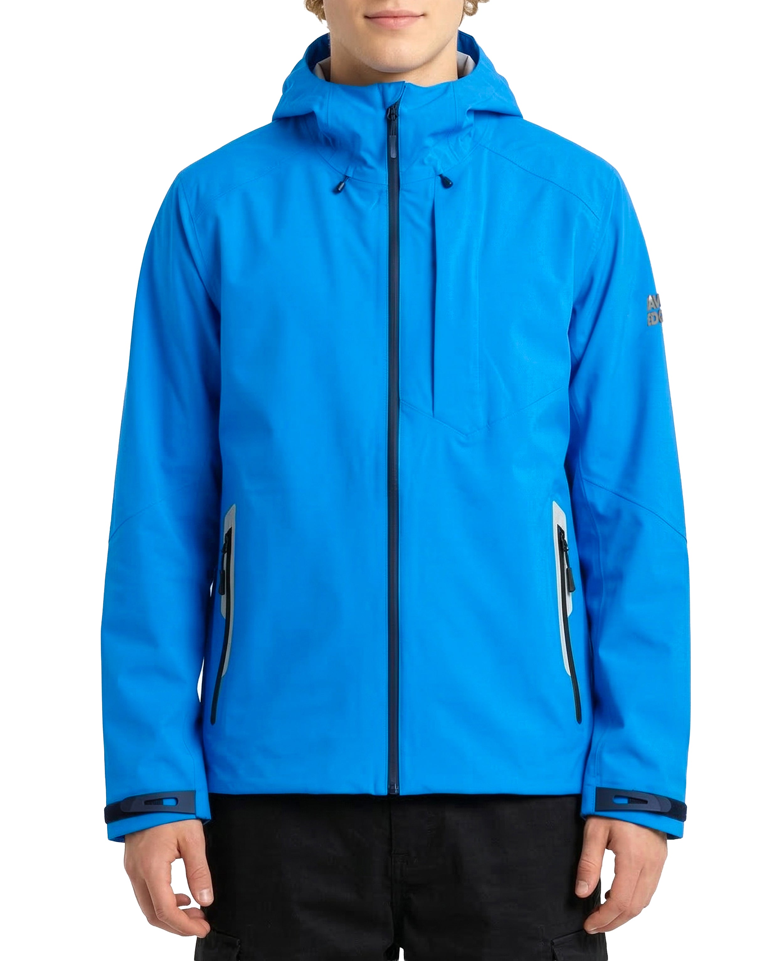Men's Lightweight Fluorine-Compliant Eco-Friendly Breathable Rain/Hardshell Jacket - 01101
