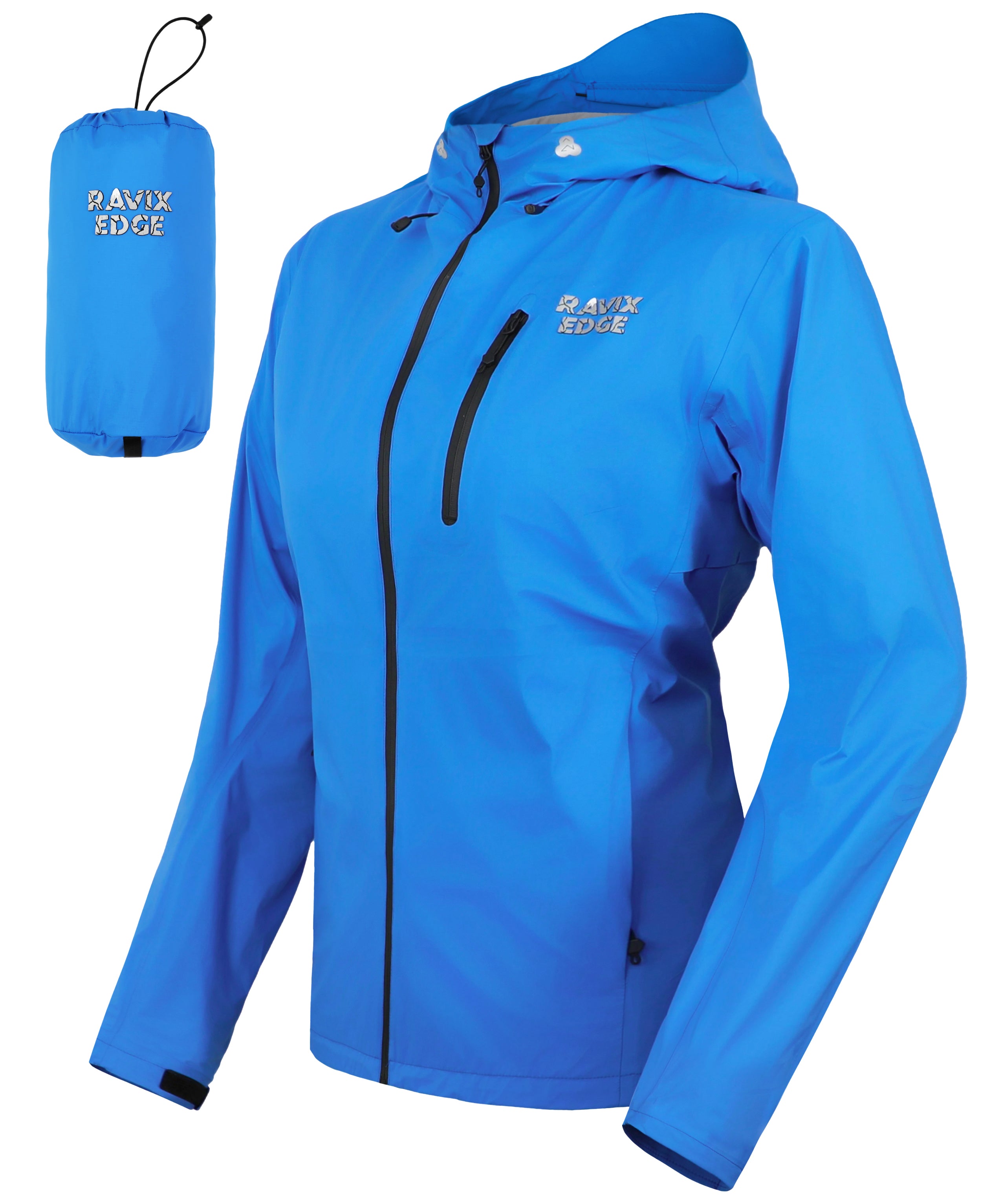 Women's Lightweight Fluorine-Compliant Eco-Friendly Breathable Rain/Hardshell Jacket -LV01105