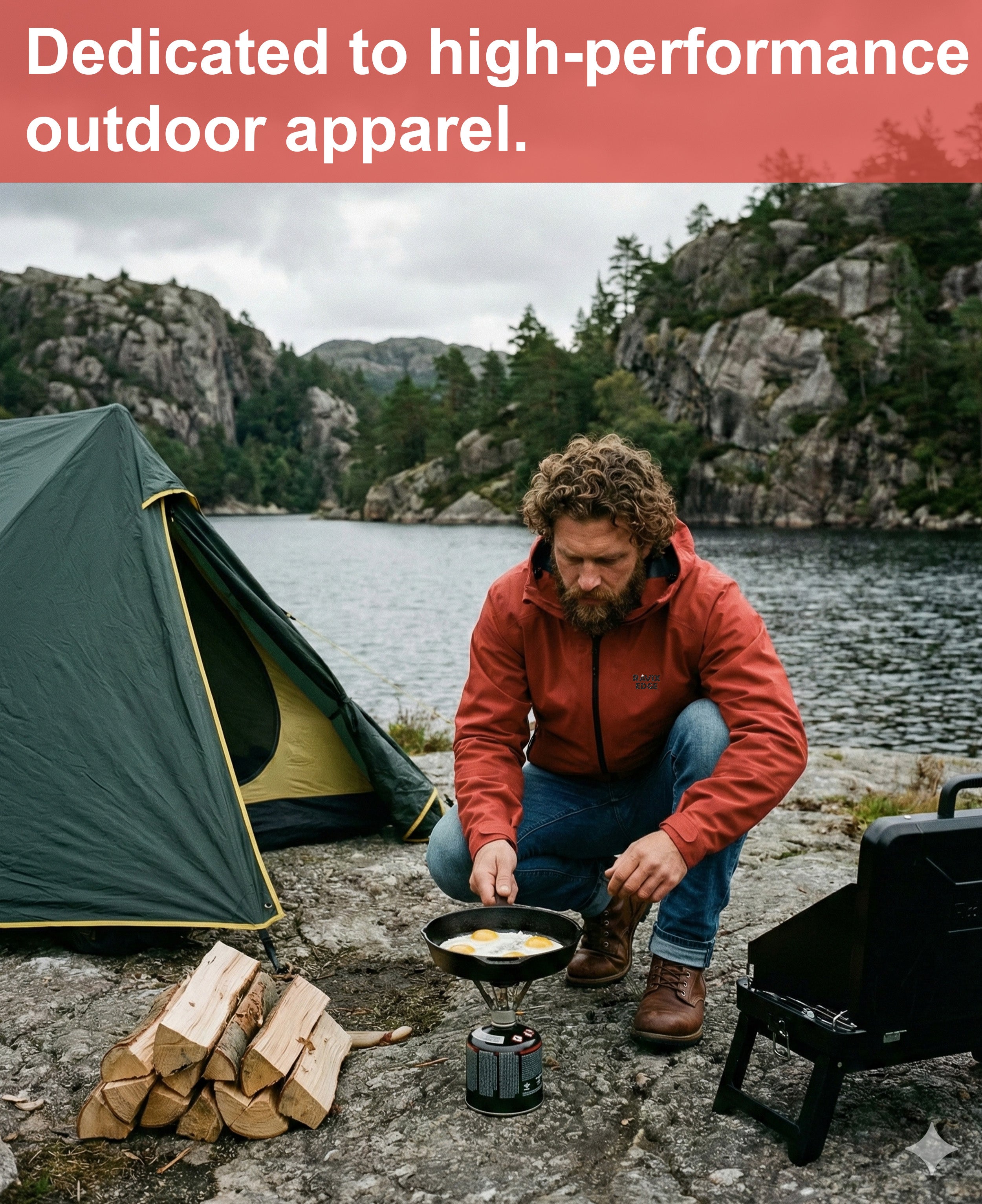 Men's Fluorine-Compliant Eco-Friendly Breathable Rain/Hardshell Jacket-02104