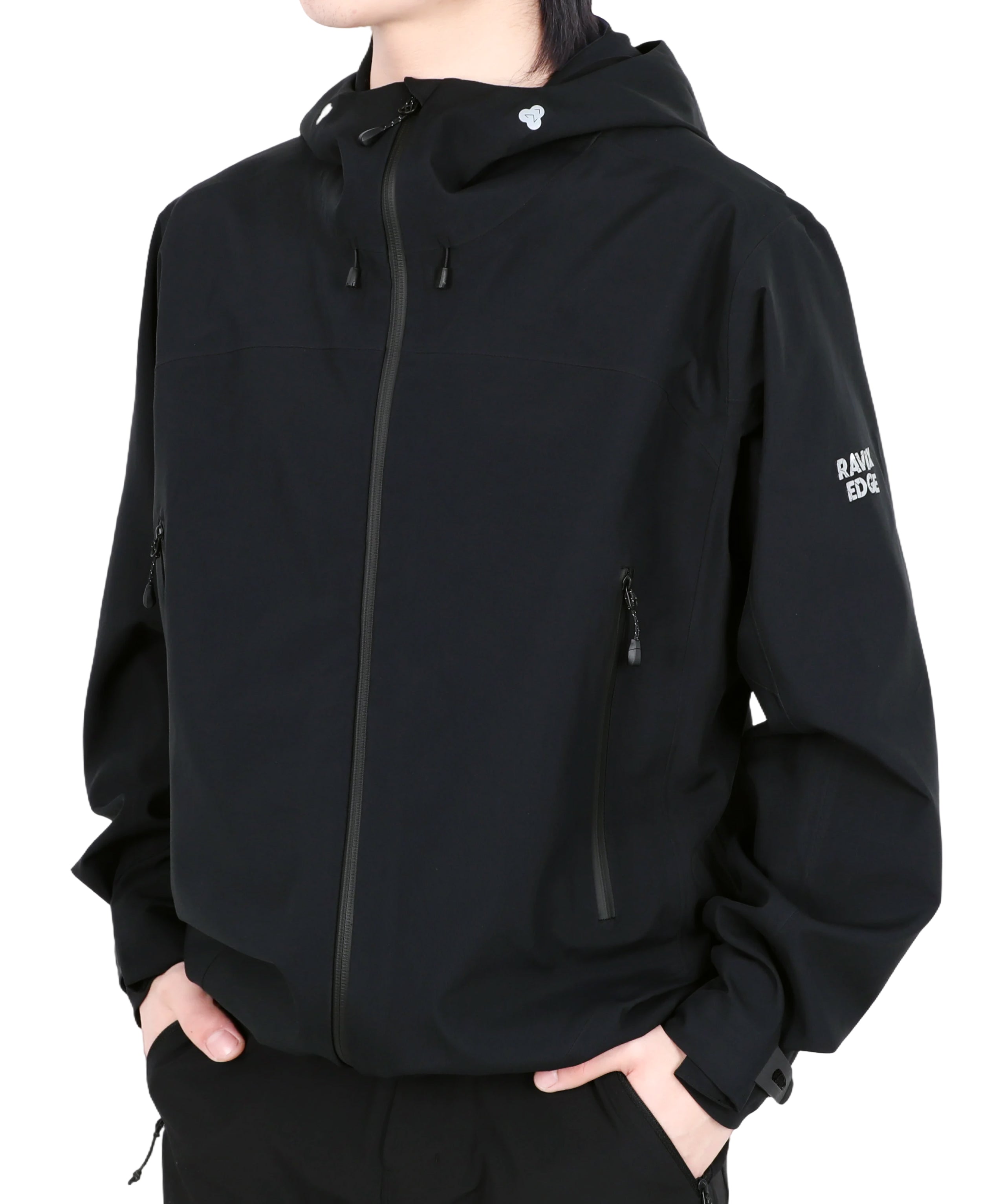 Men's Fluorine-Compliant Eco-Friendly Breathable Rain/Hardshell Jacket-02103