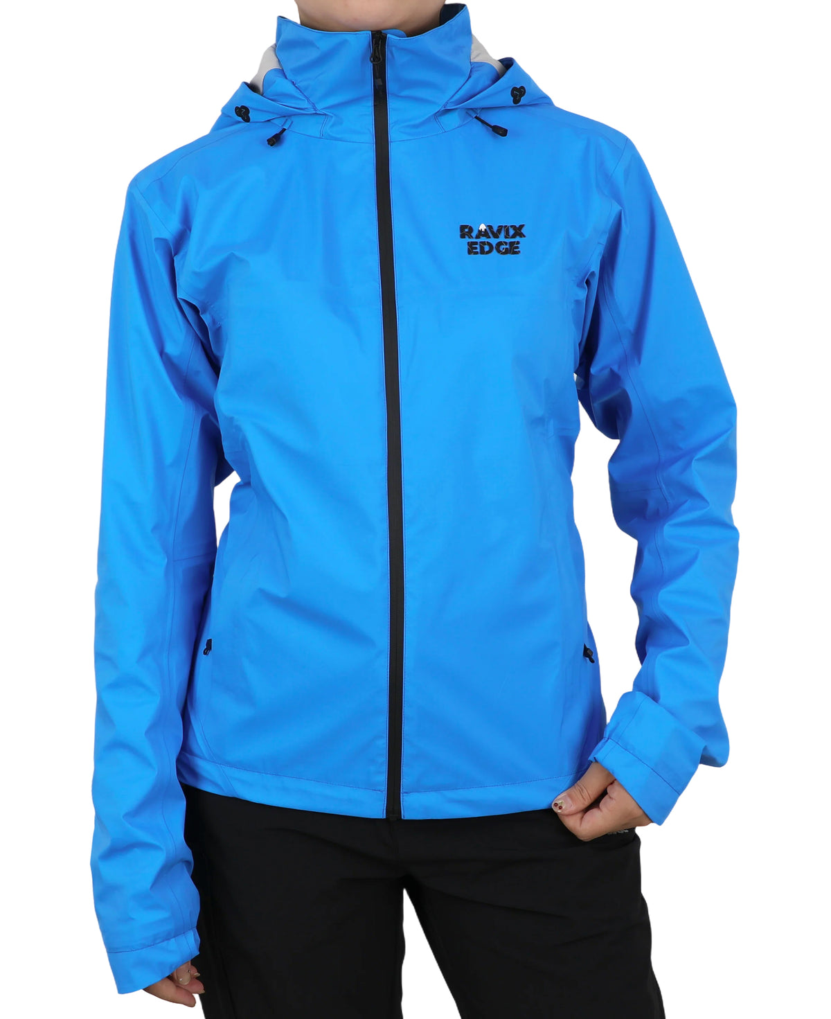 Women's Fluorine-Compliant Breathable Rain Jacket, Waterproof Lightweight Outdoor Raincoat -01106