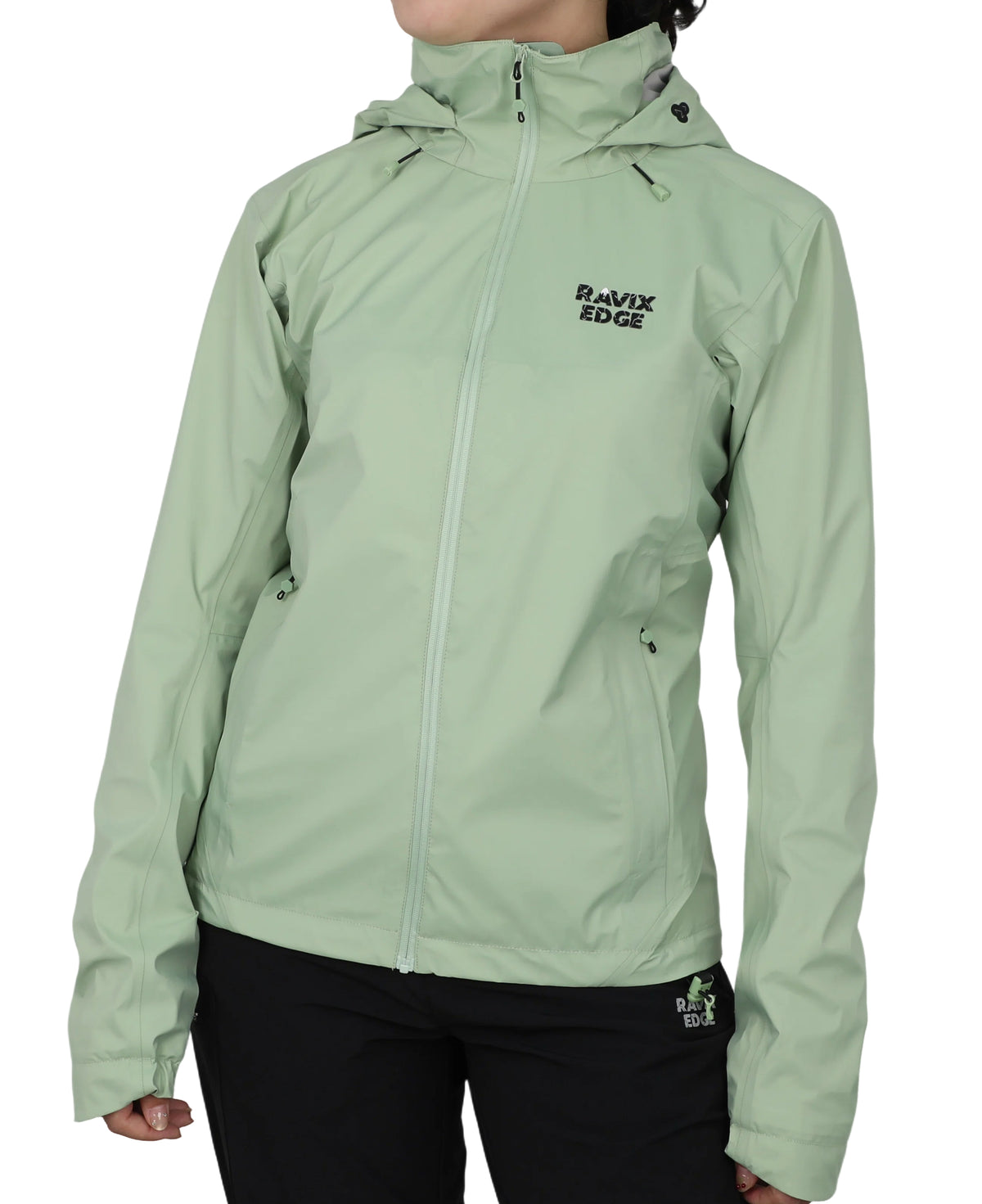 Women's Fluorine-Compliant Breathable Rain Jacket, Waterproof Lightweight Outdoor Raincoat -01106