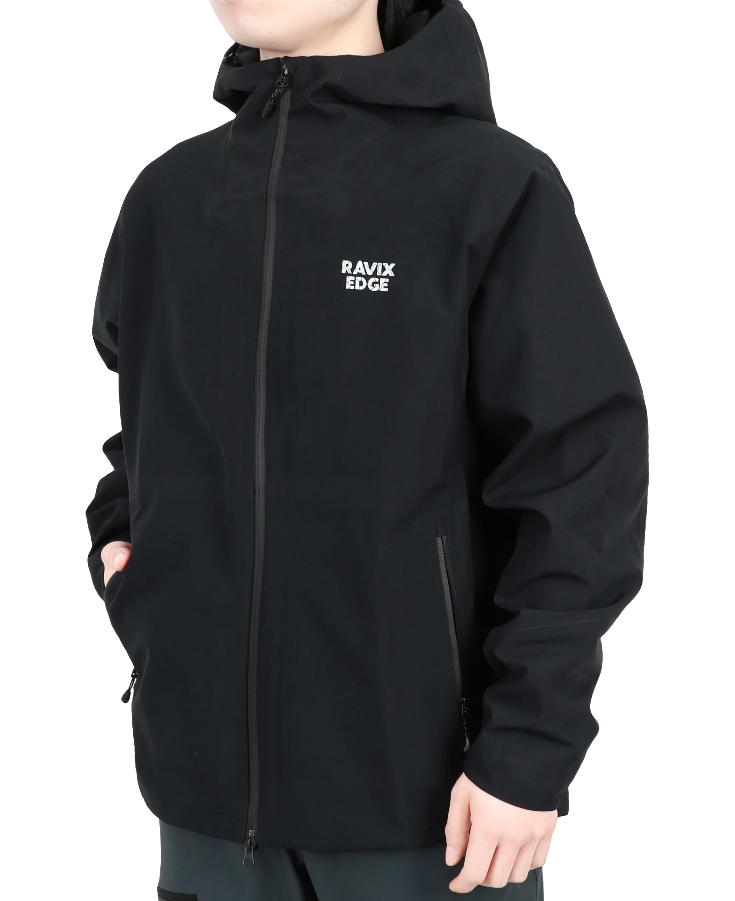 Men's Fluorine-Compliant Eco-Friendly Breathable Rain/Hardshell Jacket-02104