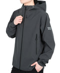 Unisex Fluorine-Compliant Eco-Friendly Breathable Rain/Hardshell Jacket (Women: Size down one size)-02103