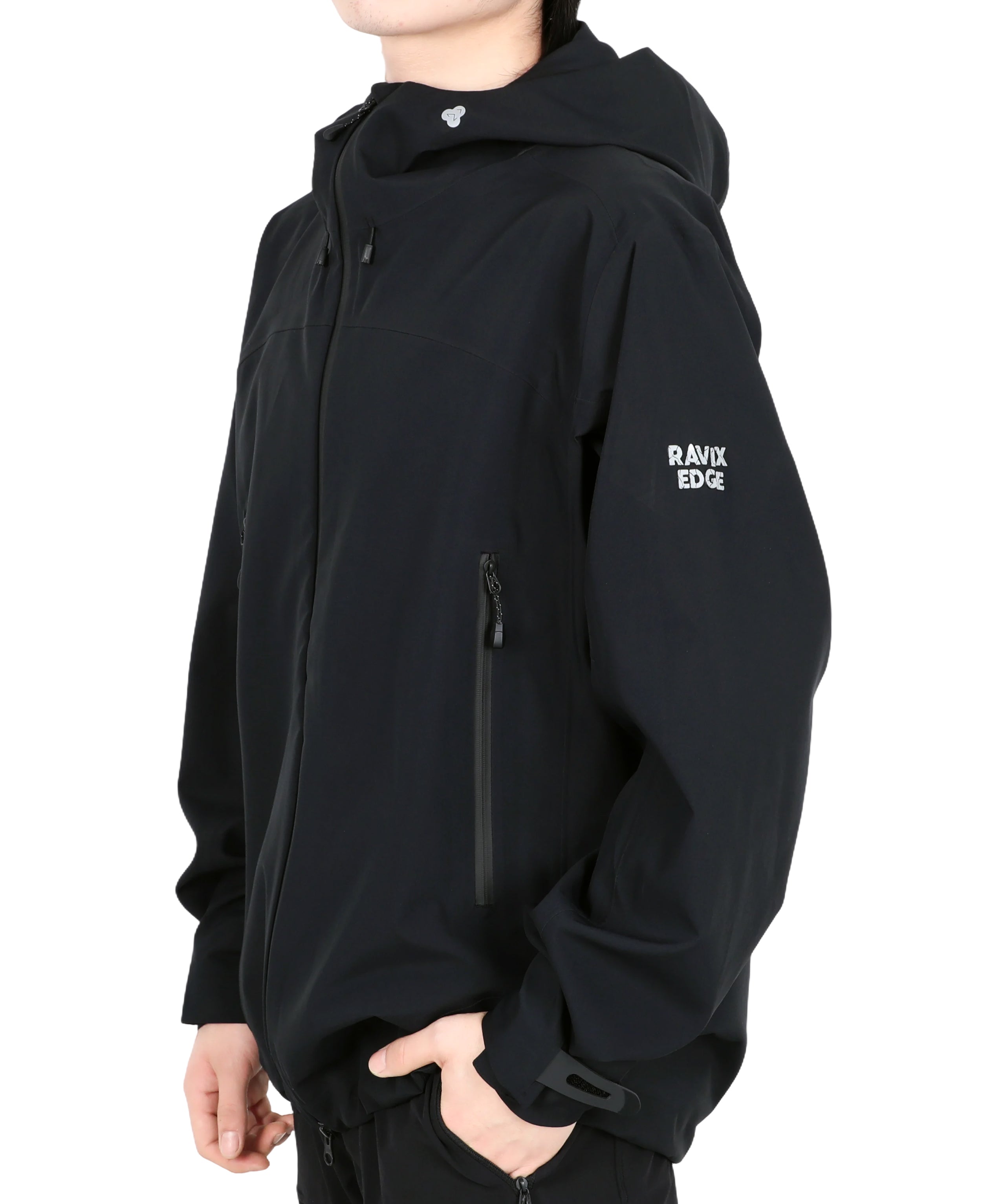 Men's Fluorine-Compliant Eco-Friendly Breathable Rain/Hardshell Jacket-02103