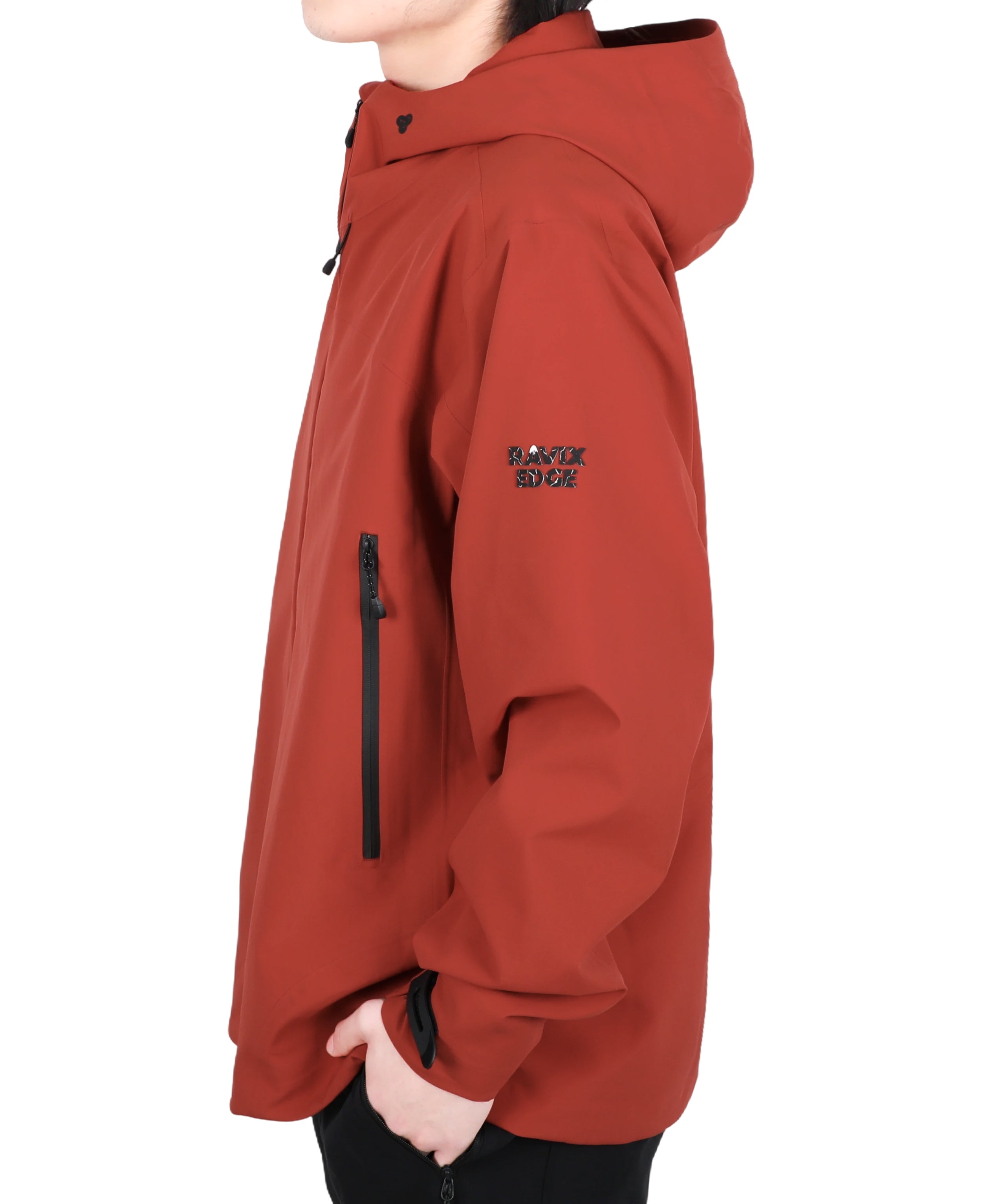 Men's Fluorine-Compliant Eco-Friendly Breathable Rain/Hardshell Jacket-02103