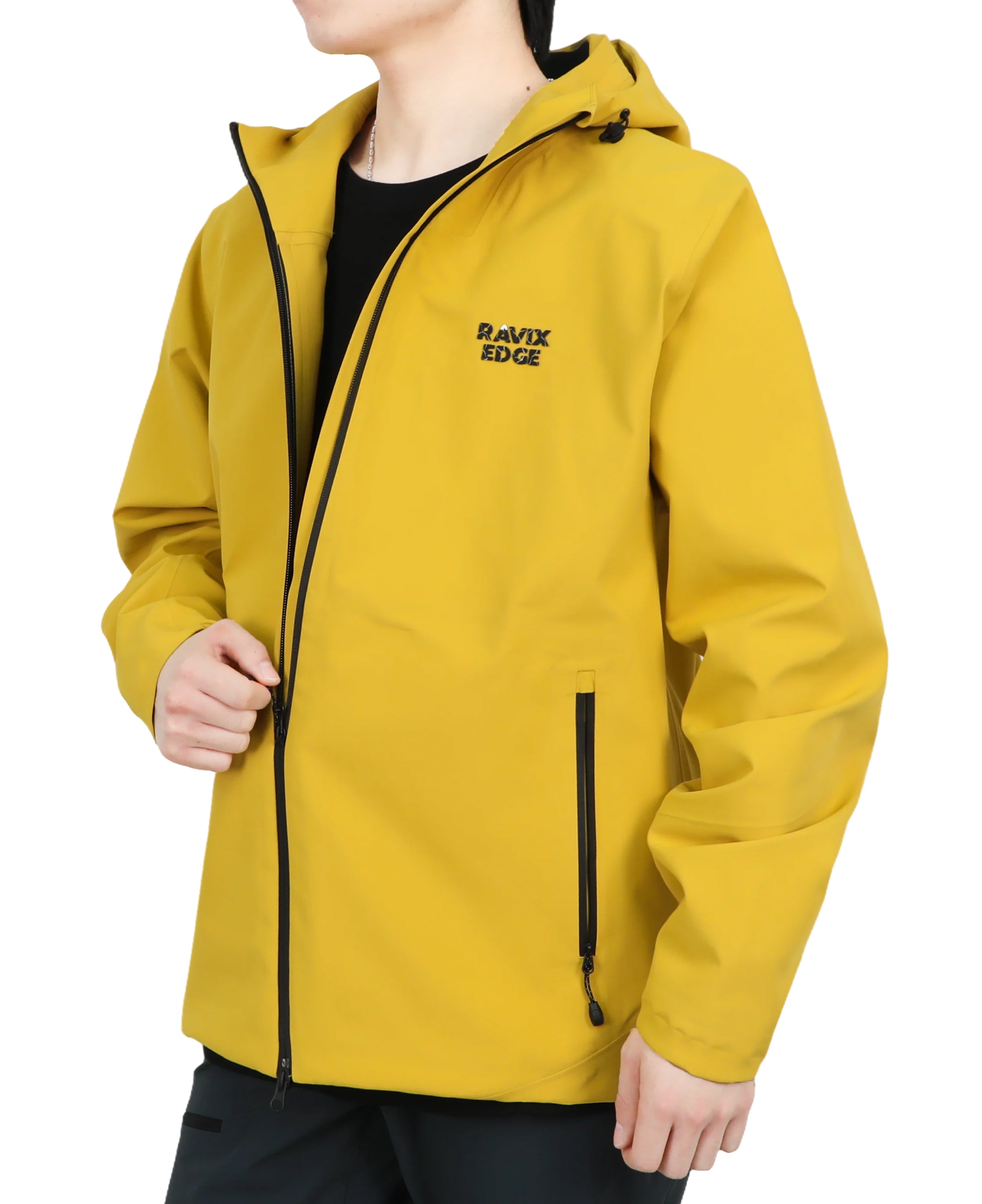 Men's Fluorine-Compliant Eco-Friendly Breathable Rain/Hardshell Jacket-02104