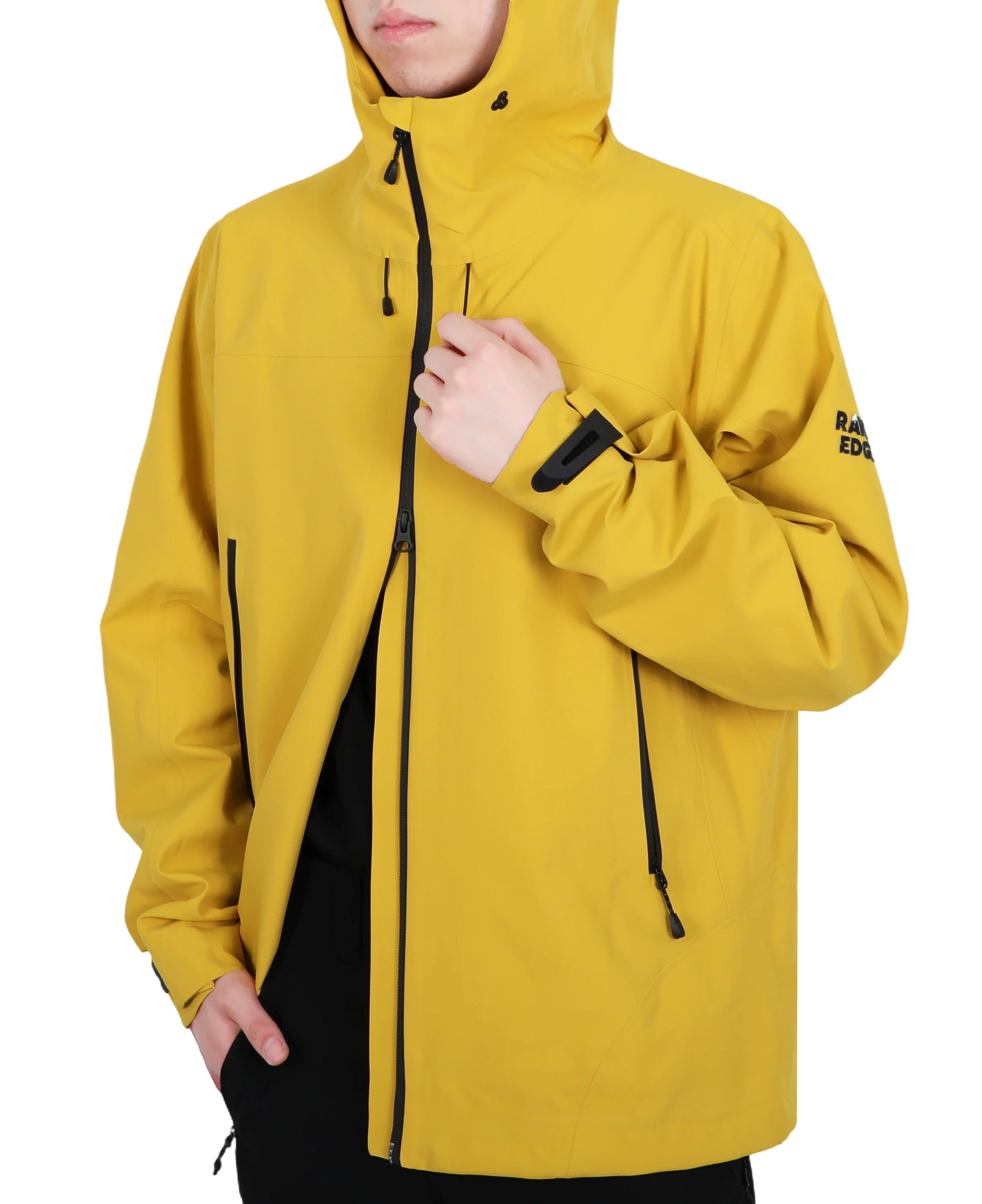 Men's Fluorine-Compliant Eco-Friendly Breathable Rain/Hardshell Jacket-02103