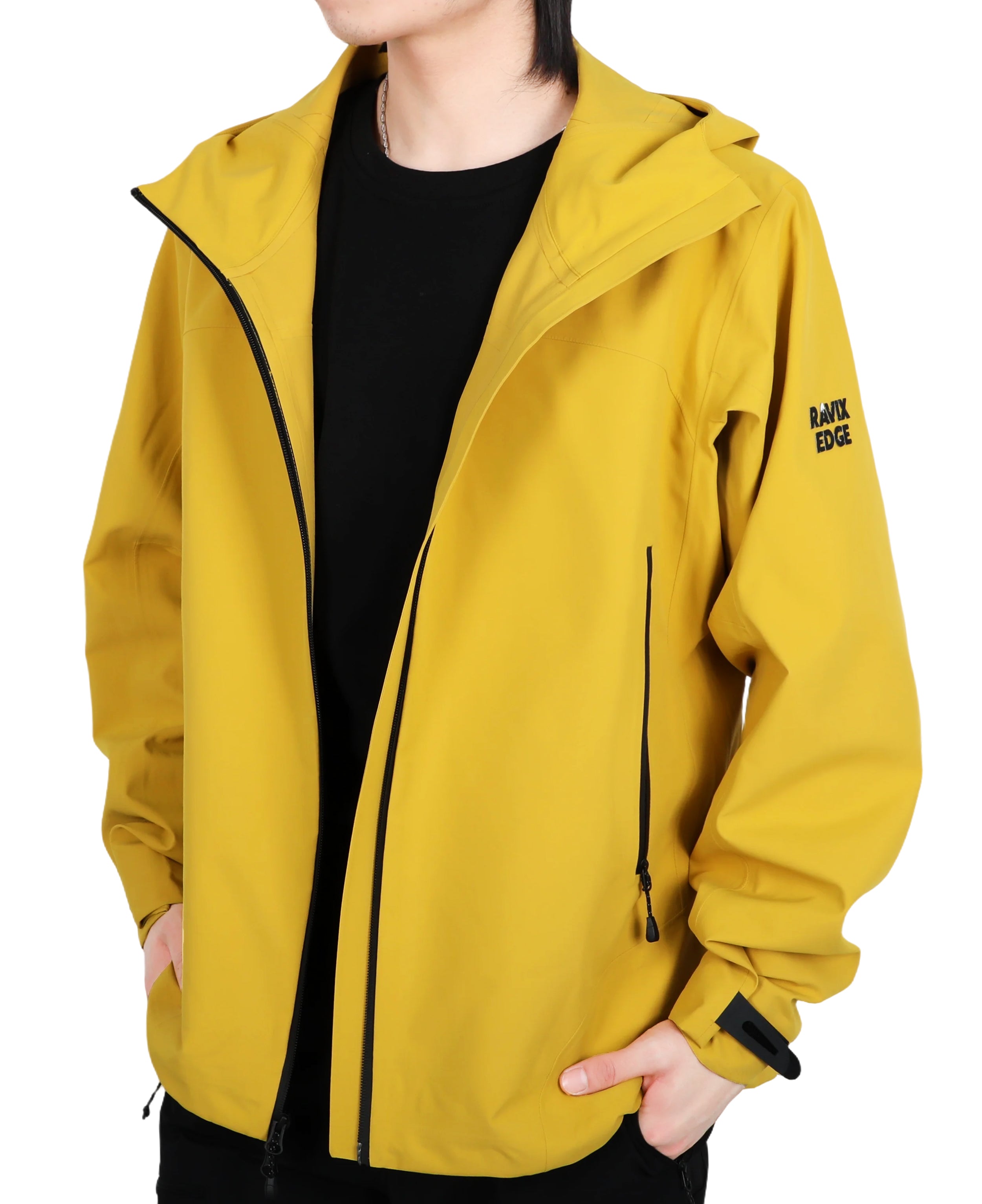 Men's Fluorine-Compliant Eco-Friendly Breathable Rain/Hardshell Jacket-02103