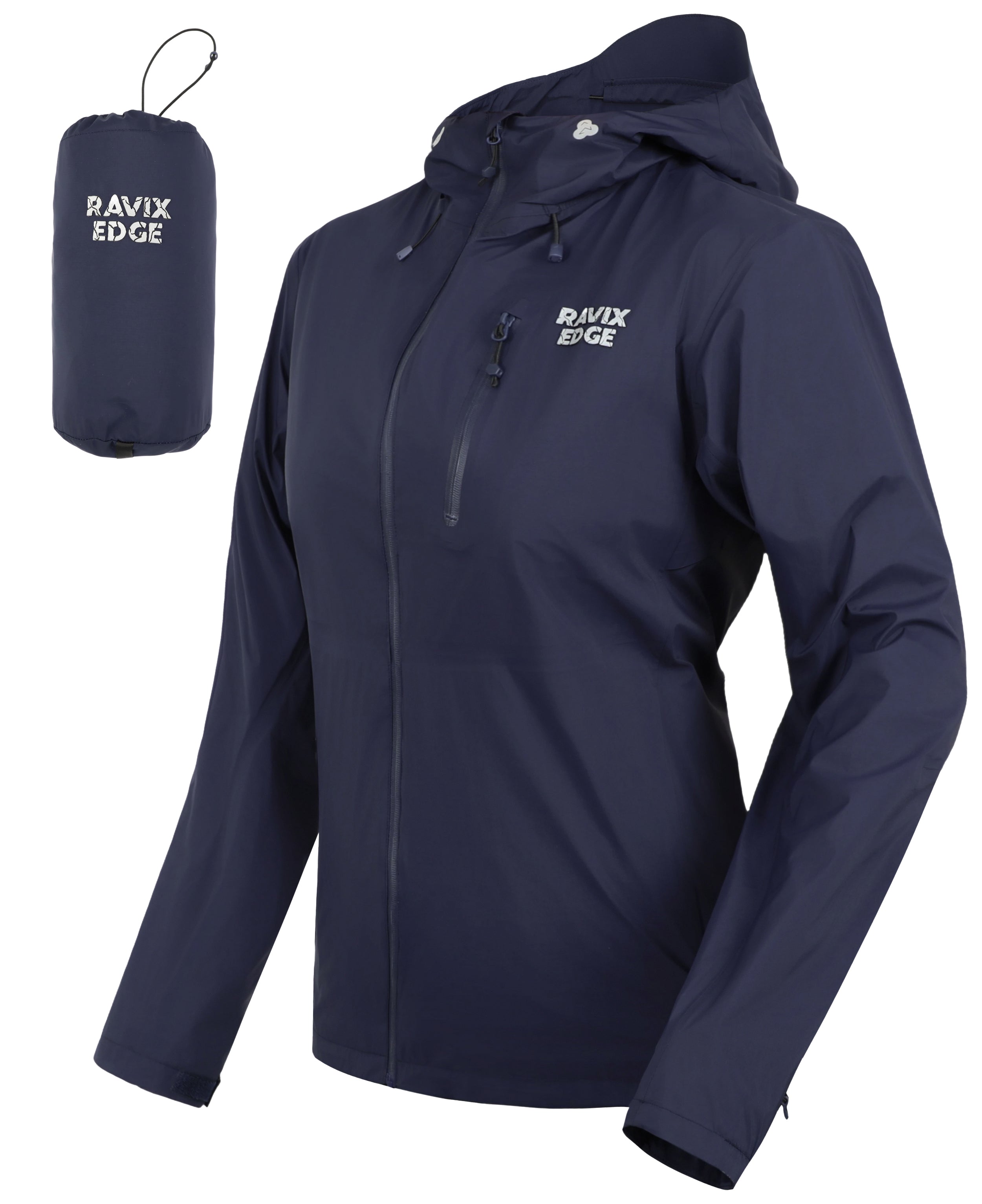 Women's Lightweight Fluorine-Compliant Eco-Friendly Breathable Rain/Hardshell Jacket -LV01105